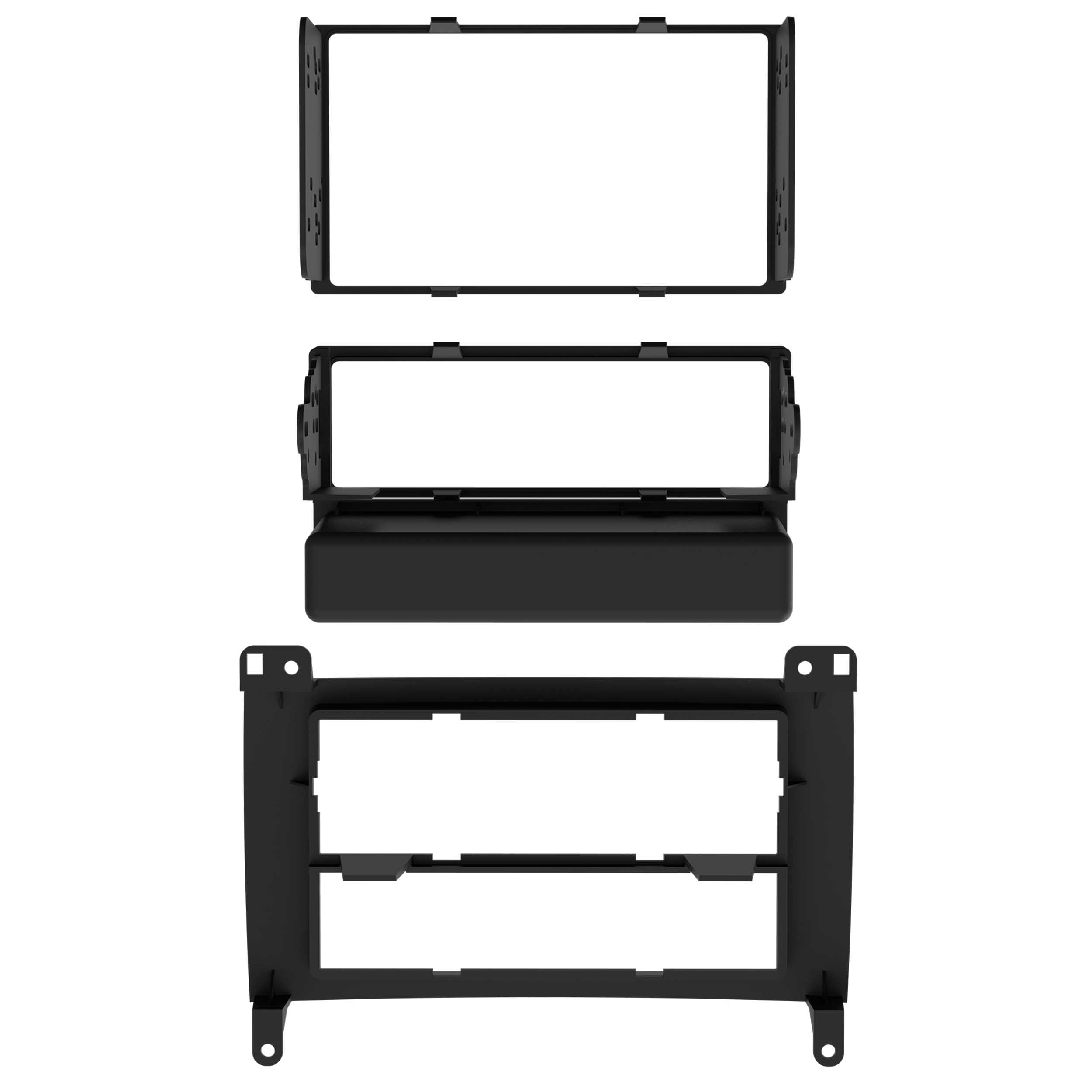 Metra Electronics 99-6512 Installation Kit Single DIN/Double DIN Fits Select 2007-UP Sprinter and Metris Vehicles, Black