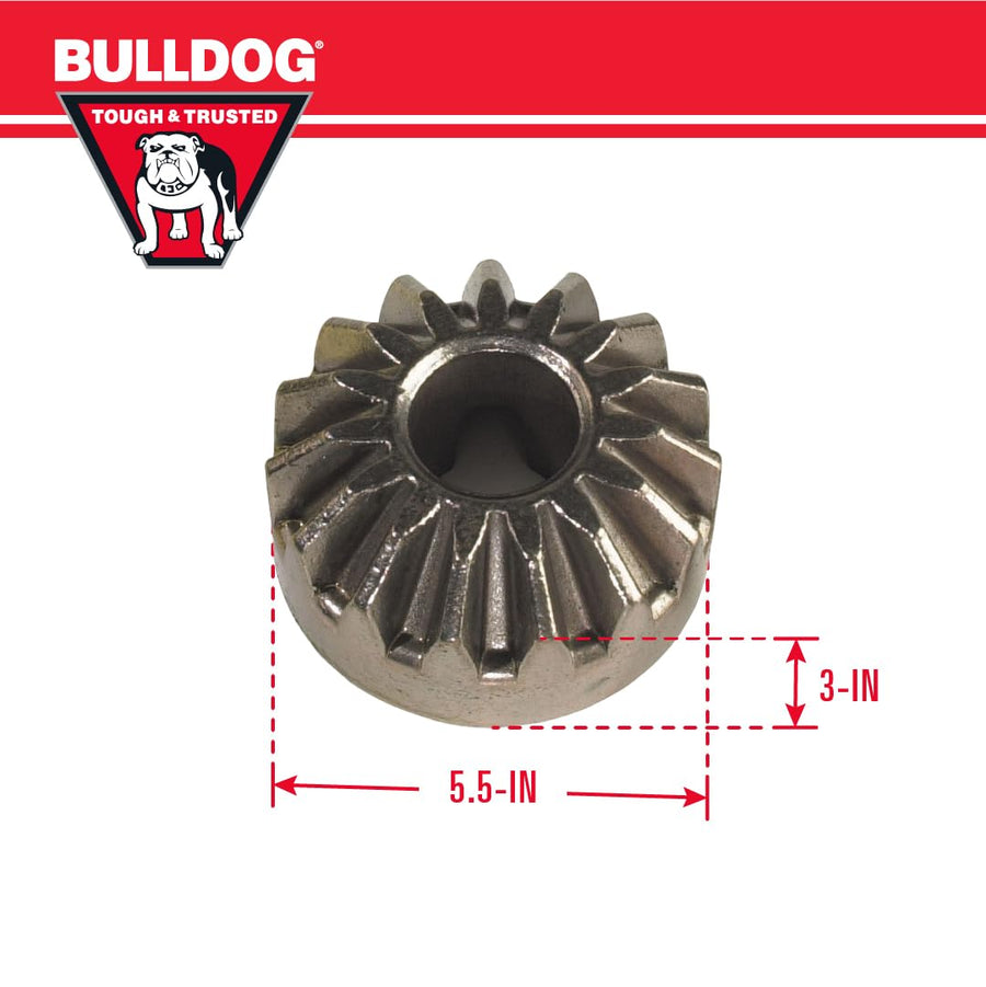 500106 Bulldog Bevel Sidewind Gear Kit Trailer Jack Replacement Part for Bulldog Trailer Jack Models 139, 159 and 170 Series, For Up to and Including 5,000 lbs. Capacity Models