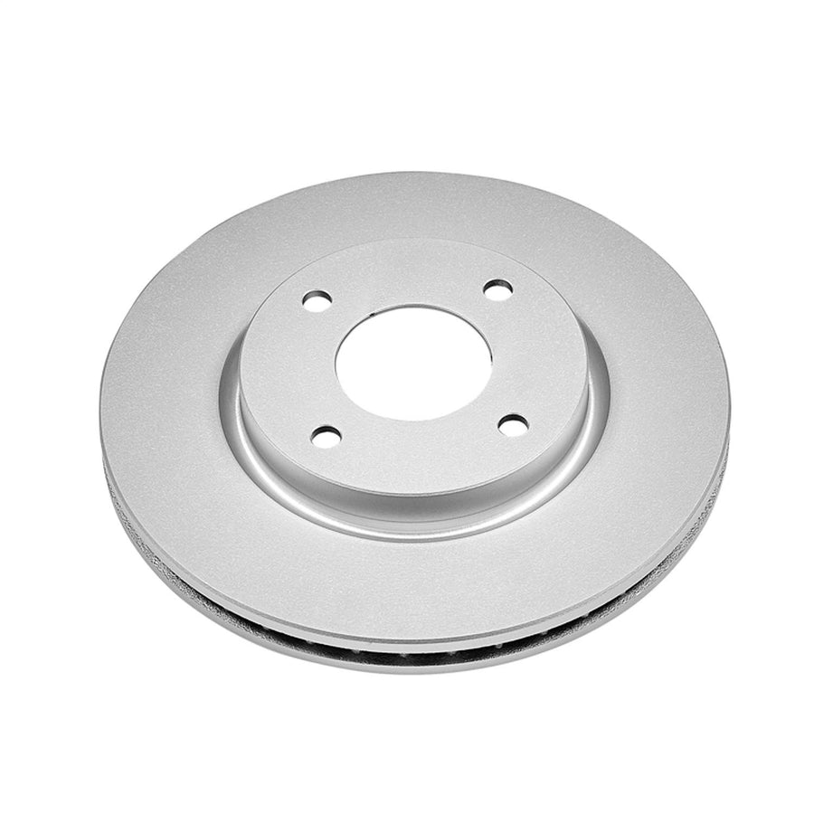 Power Stop Front JBR1191EVC Evolution Geomet Coated Brake Rotor For Nissan Cube 2009-2014, Nissan Sentra 2007-2012, Nissan Versa 2007-2012 [Model Specific]