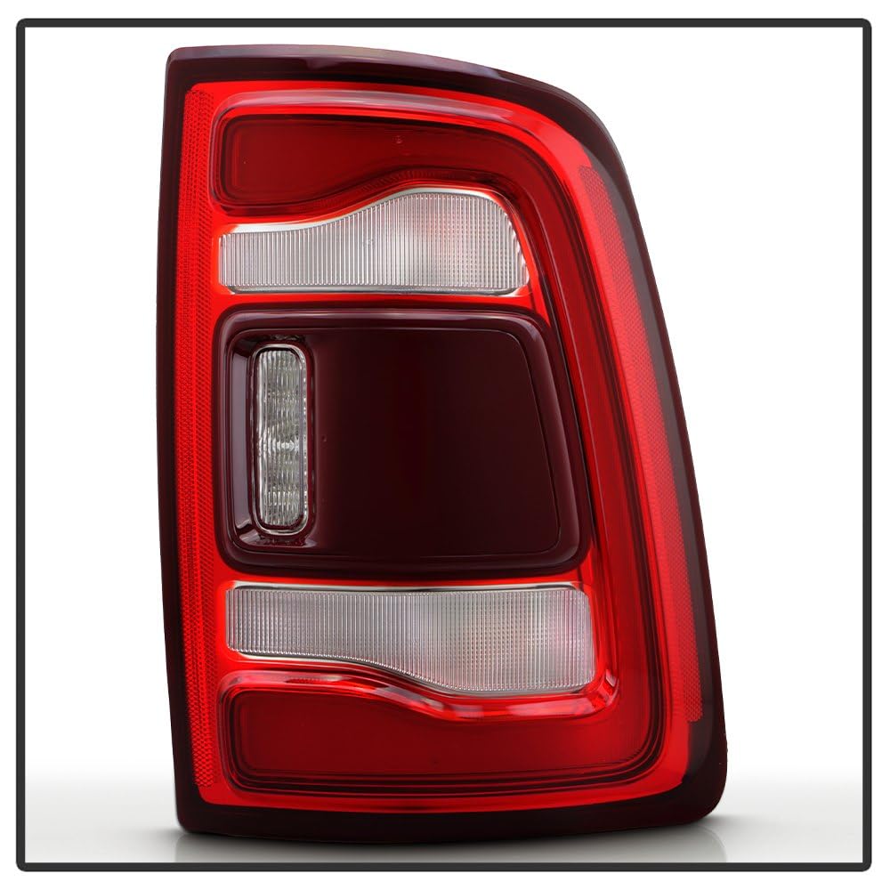 Dodge Ram 2500 Spyder (POE) 19-24 w/o Blind Spot Detection Red Bezel LED Tail Light - OE Right