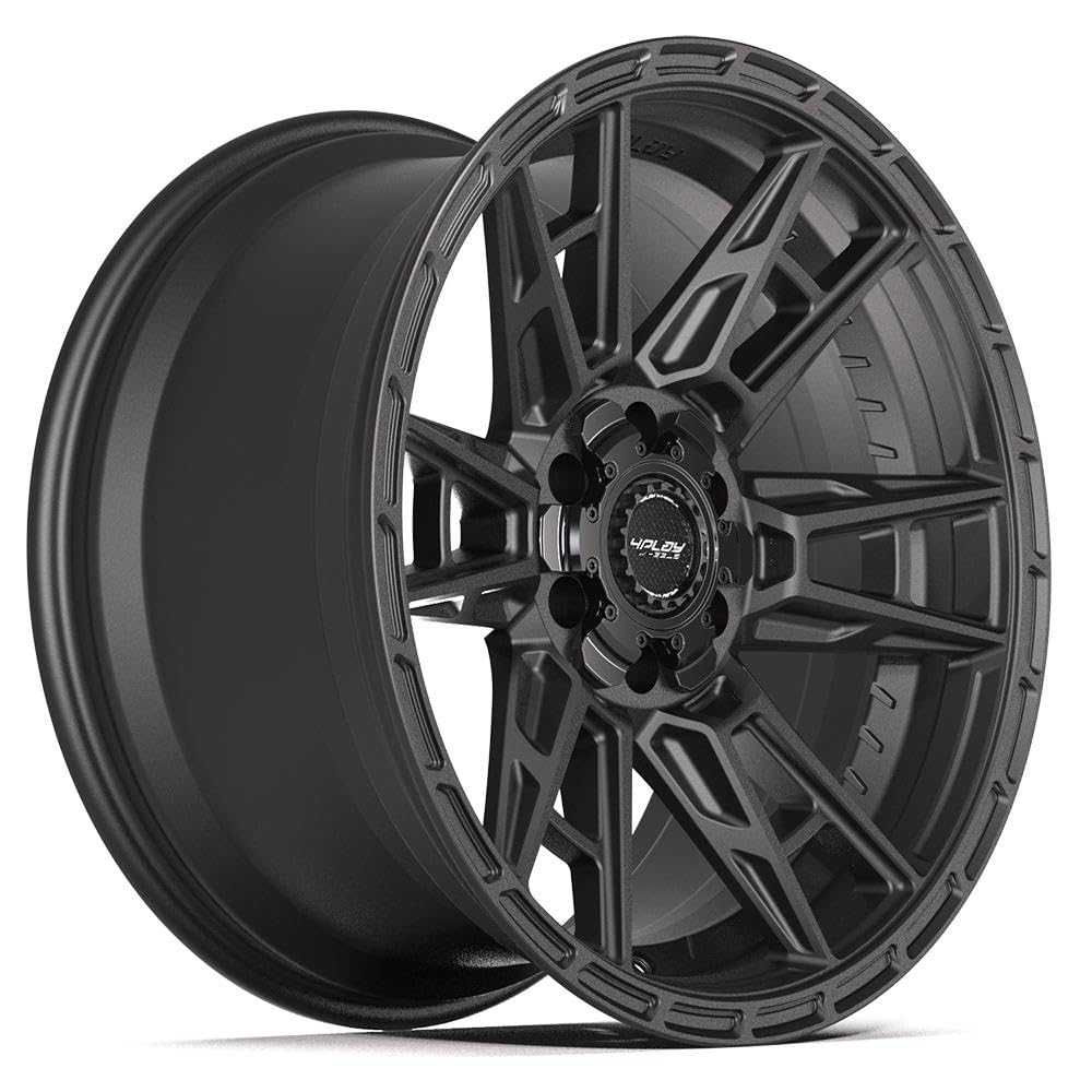 4PLAY 20 Inch Wheels 4PS20 Rim Fits 6x135 & 6x139.7 20x9 Satin Black (1)
