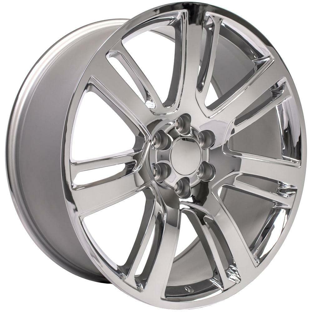 Chrome Wheel OE Wheels LLC CA88-24100-6550-31C Painted (24 x 10. inches /6 x 139 mm, 31 mm Offset)