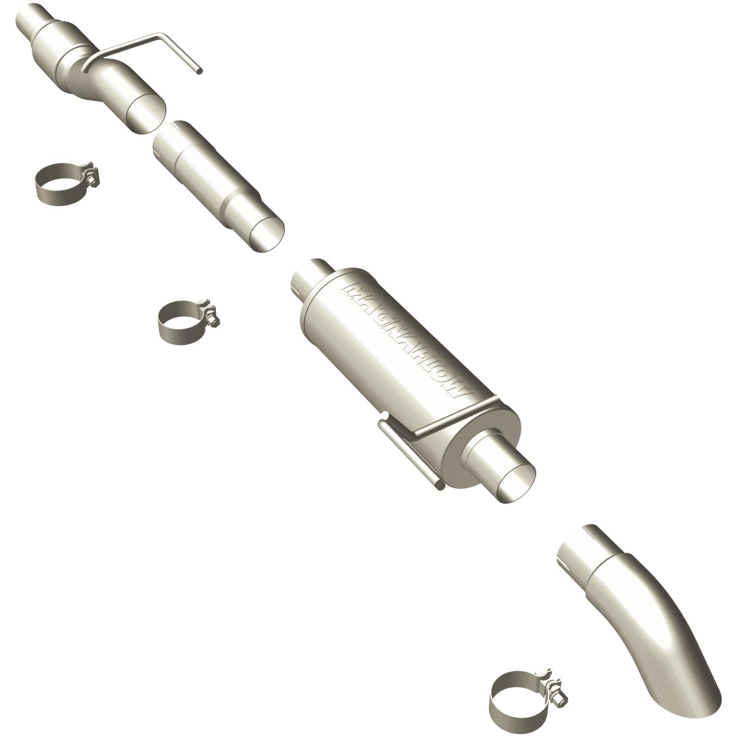 Large MagnaFlow Stainless Steel Performance Exhaust System Kit