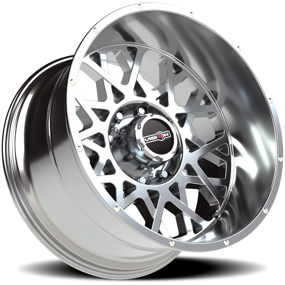 Rocker Style: Vision Wheel 412 Finish: Chrome. Wheel Size Inches: 20X9PCD: 8-170Load Rating Lbs. 3650 Offset MM: 12