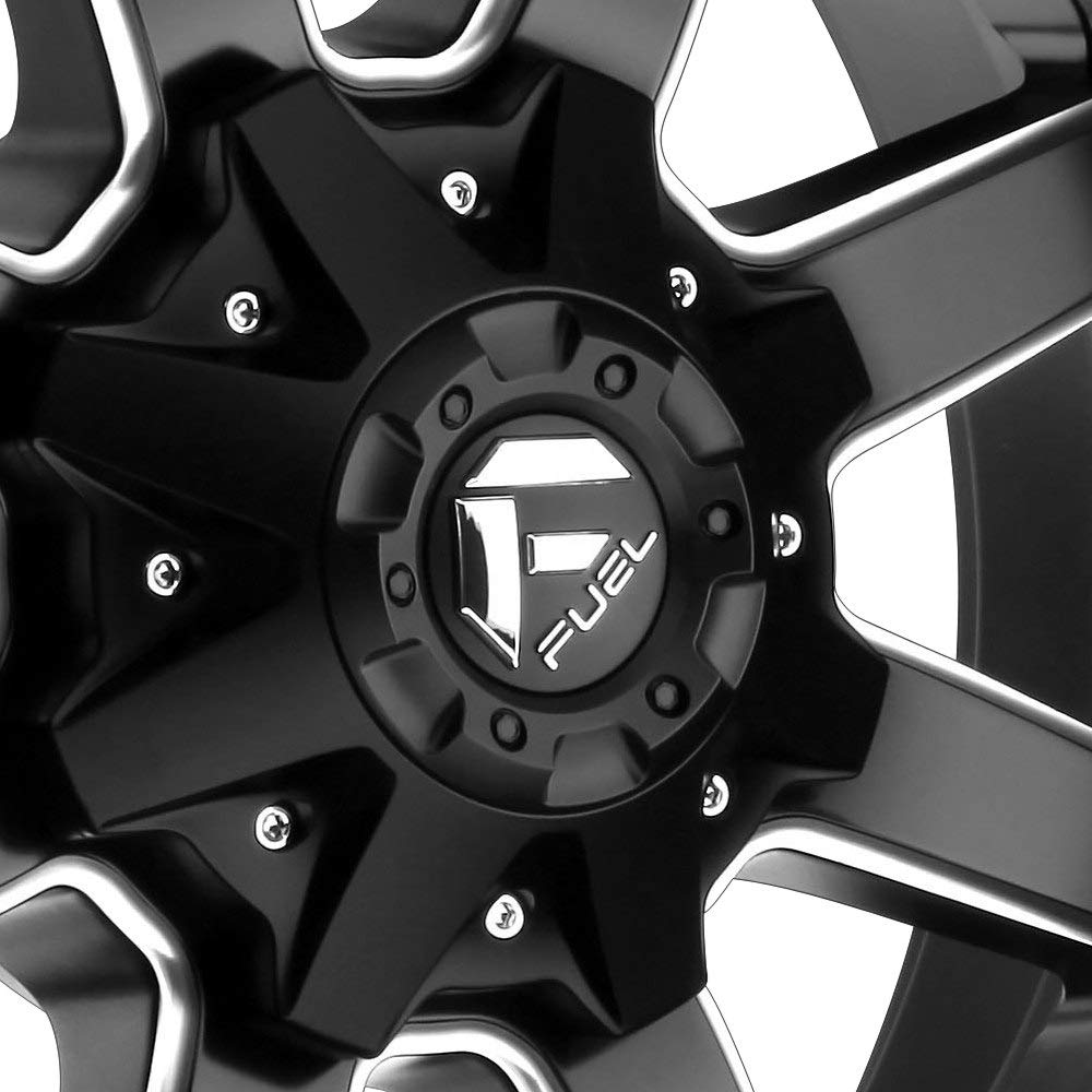 1PC Fuel D538 20X14 6X135/5.5 MT-BLK-MIL -76MM - D53820409845