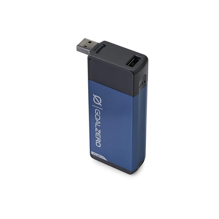 Goal Zero Portable Flip 24 Phone Charger, USB Battery Bank for Travel and Emergency Use - Blue