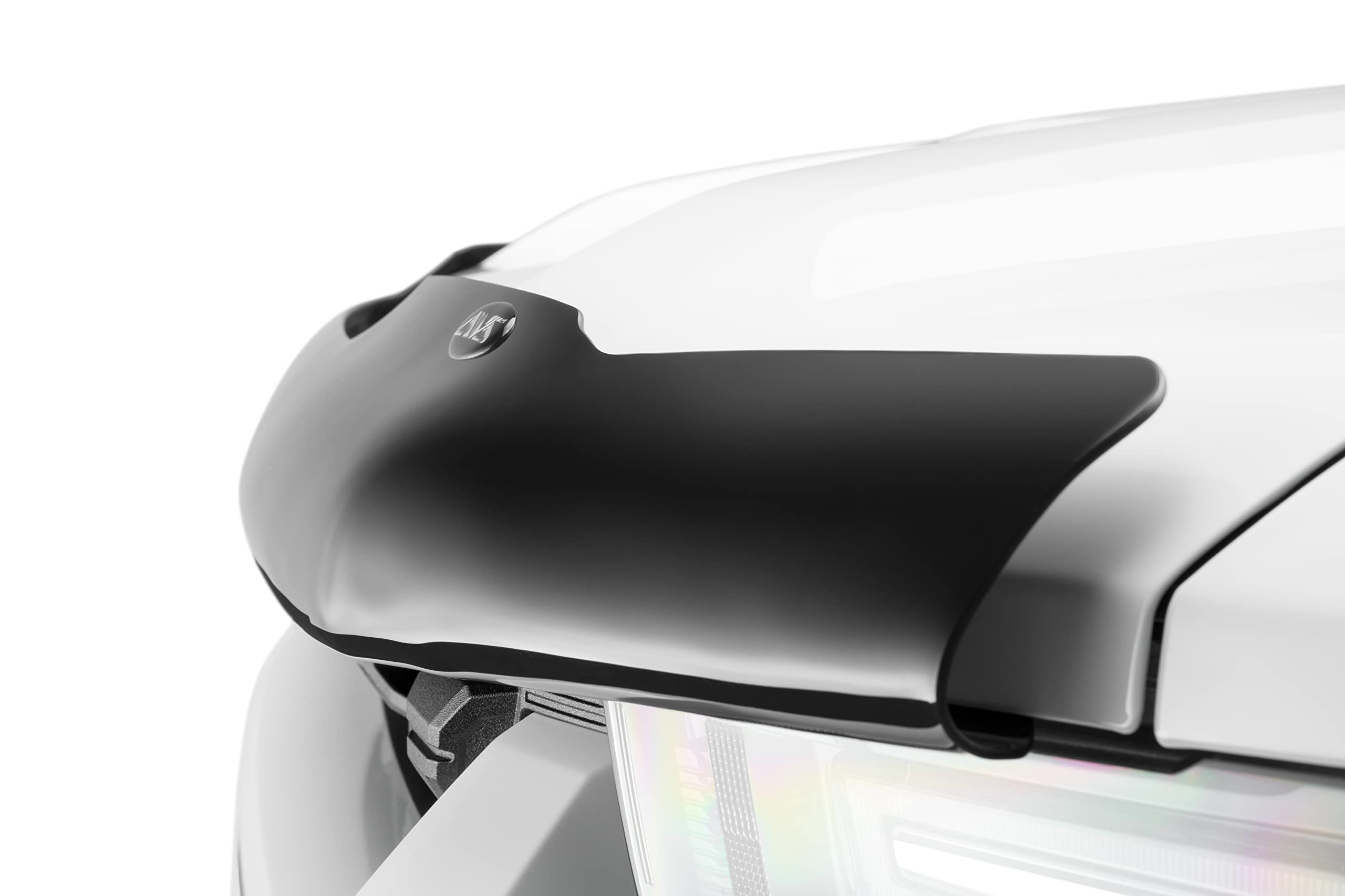 Bugflector Hood Shield / Protector Auto Ventshade [AVS] | Fits 2003 - 2005 Chevy Silverado 1500, 2003 - 2004 Silverado 2500,3500 + More | High Profile Bug Deflector - 1 pc., Dark Smoke | 23252