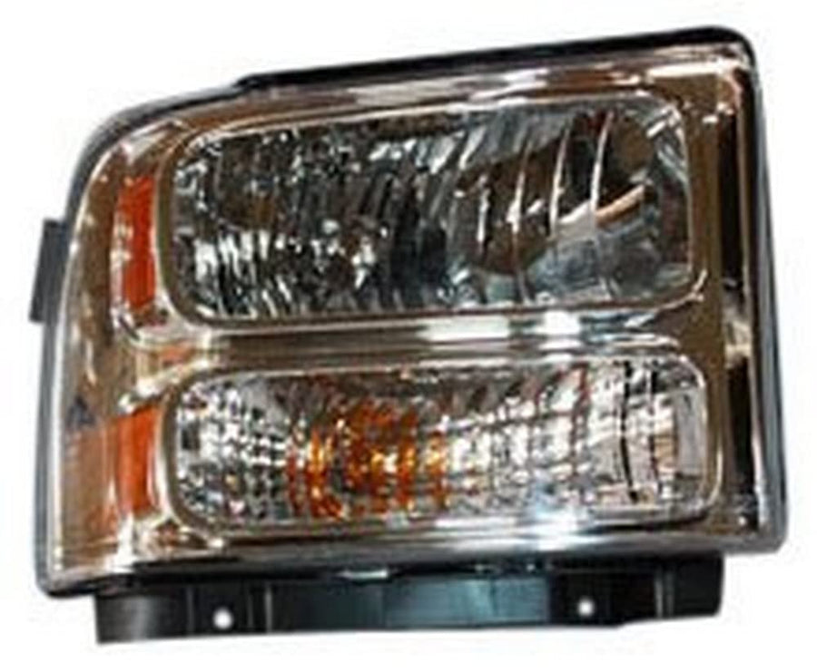Right TYC Headlight Assembly Compatible with 2005-2007 Ford F- Series Pickup (Hvy Dty)
