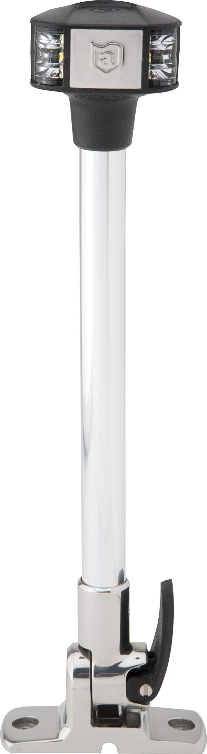 Lightarmor attwood 7812-S-7 Folding 12-Inch LED 3 Nautical Mile Masthead/Anchor Light, Silver
