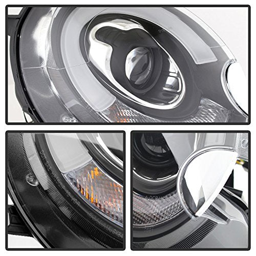 Projector Style Spyder Auto Headlights Black/Clear 5080608