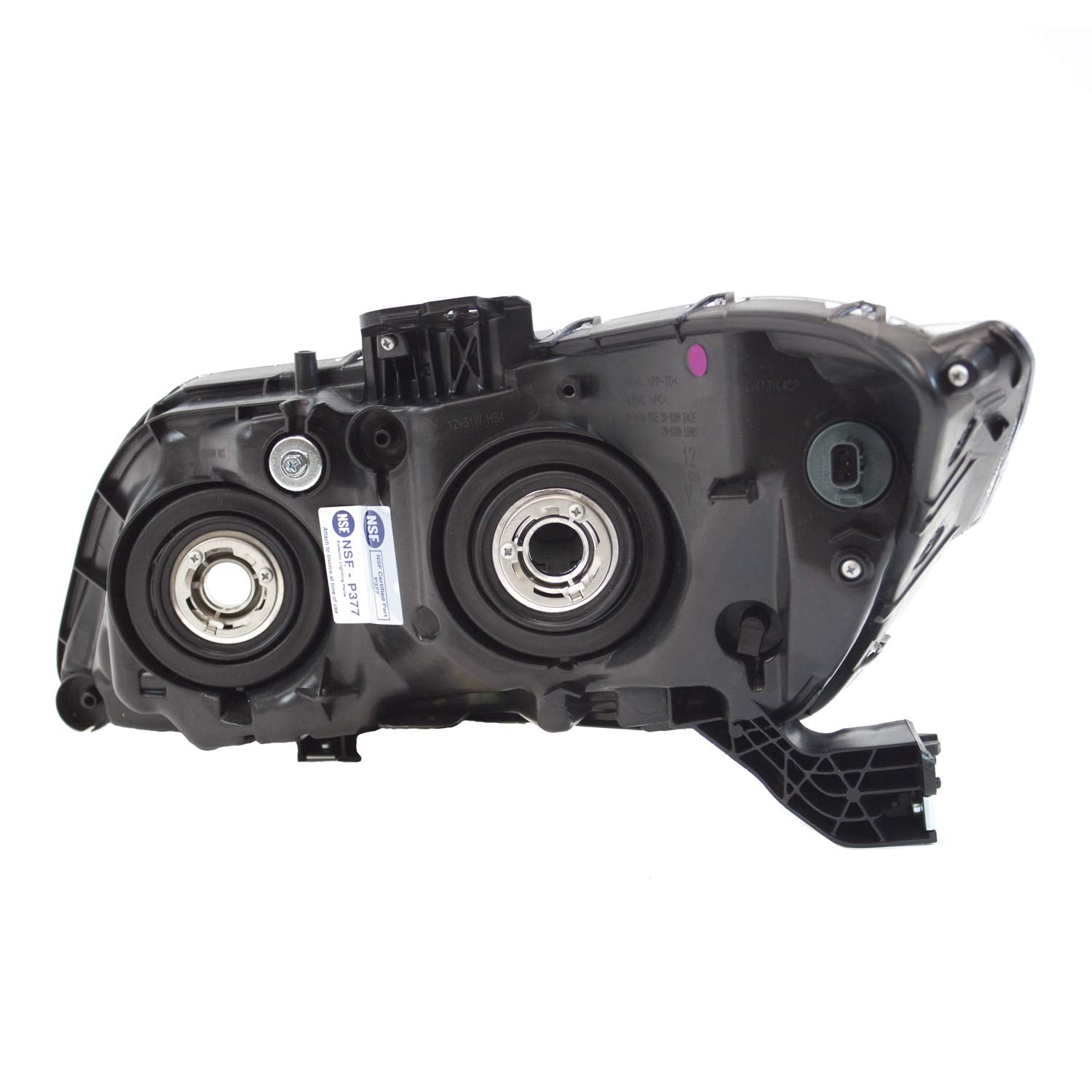 Right TYC Headlight Assembly Compatible with 2013-2015 Honda Civic
