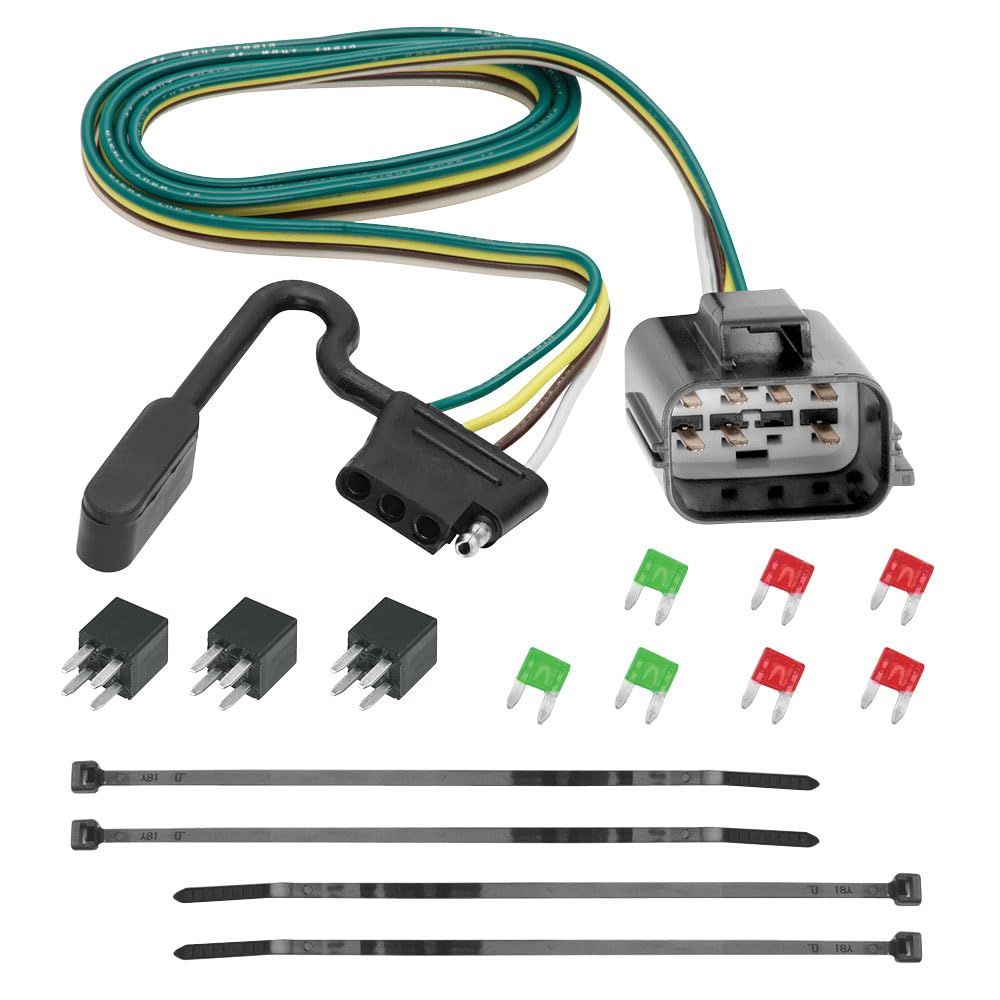 Tow Custom Harness Tekonsha 118270, 4-Way Flat, Compatible with Buick Enclave, Chevrolet Traverse and GMC Acadia, Acadia Limited