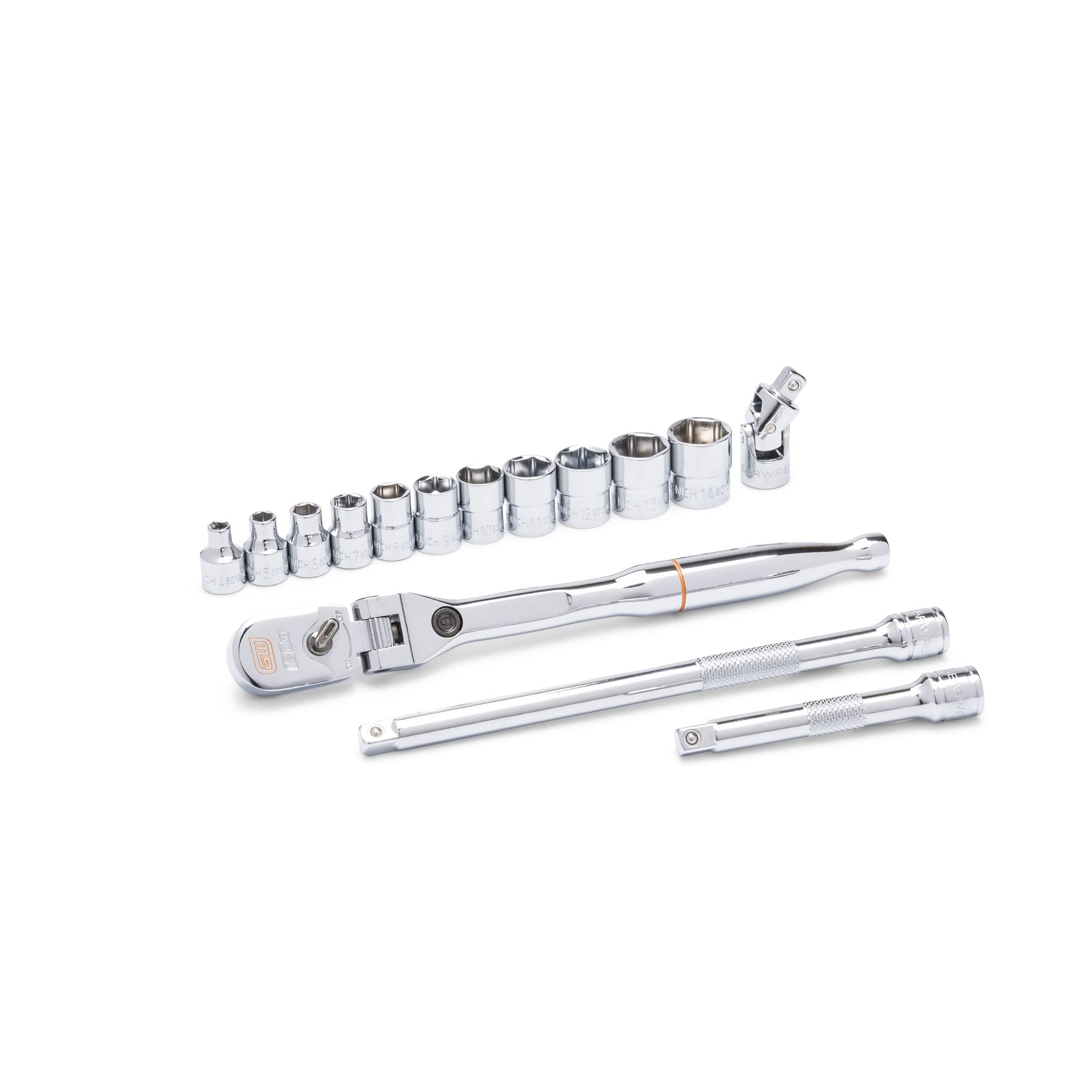 15 Piece GEARWRENCH 1/4" Drive 120XP Stubby Socket MTS MM - 81390