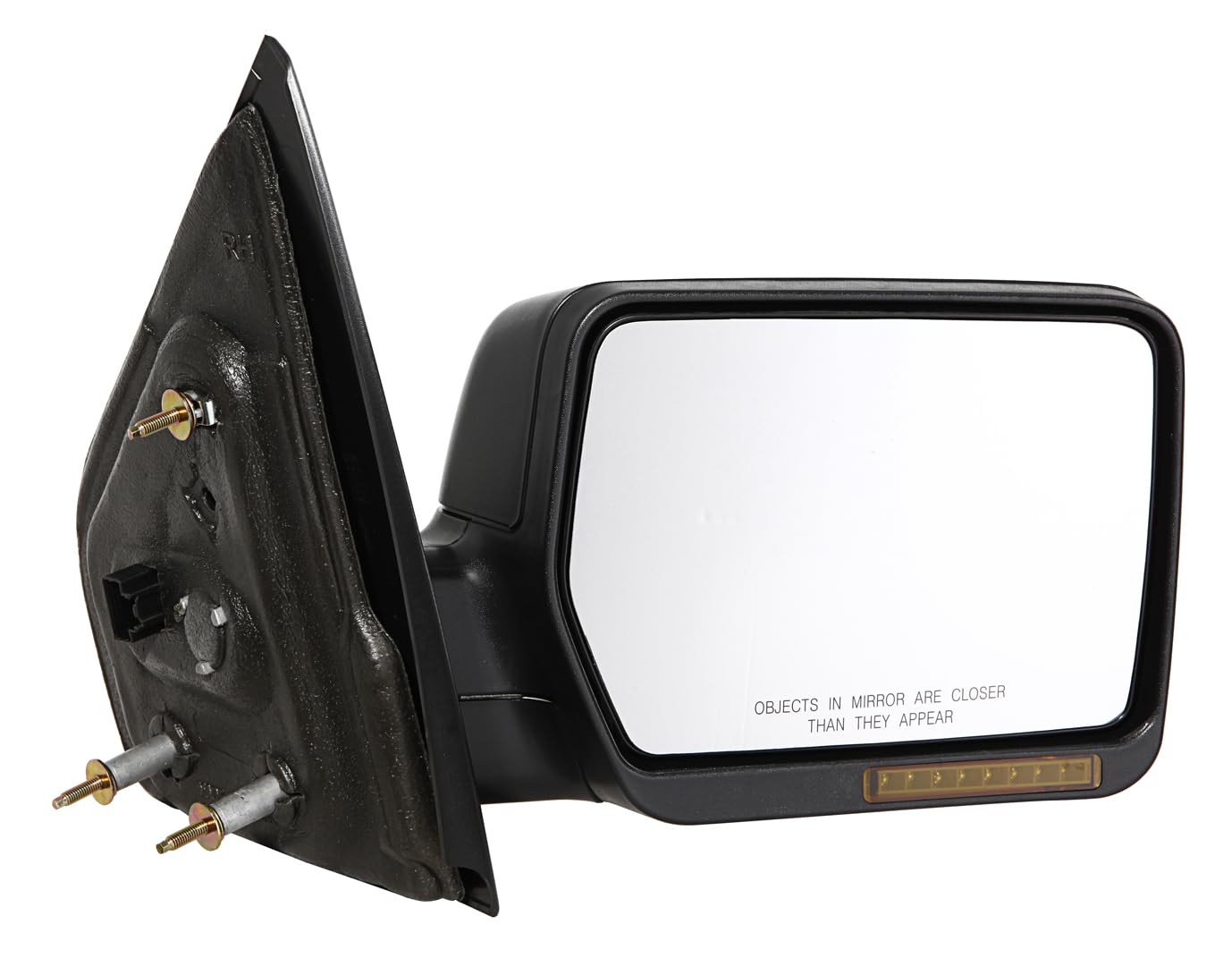 For Ford F-150 04-06 Power Heated SGL without PUDDLE Light Mirror Passenger Side (TextureD) | DOT Certified 6L3Z 17682 CA | ACK FO1321242