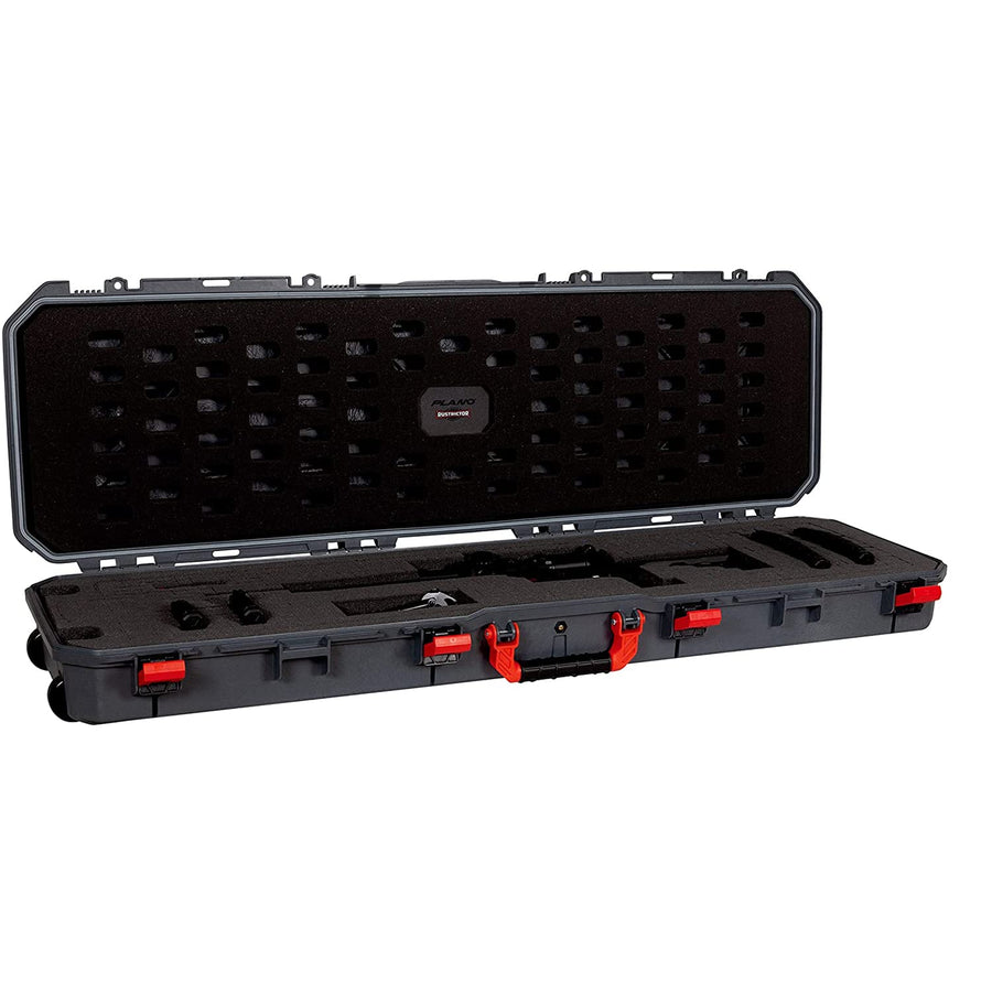 52-Inch Plano Rustrictor AW2 Wheeled Gun Case, Gray, Rust and Corrosion Resistant, Premium Gun Case with Perforated Pluck Foam for Custom Protection