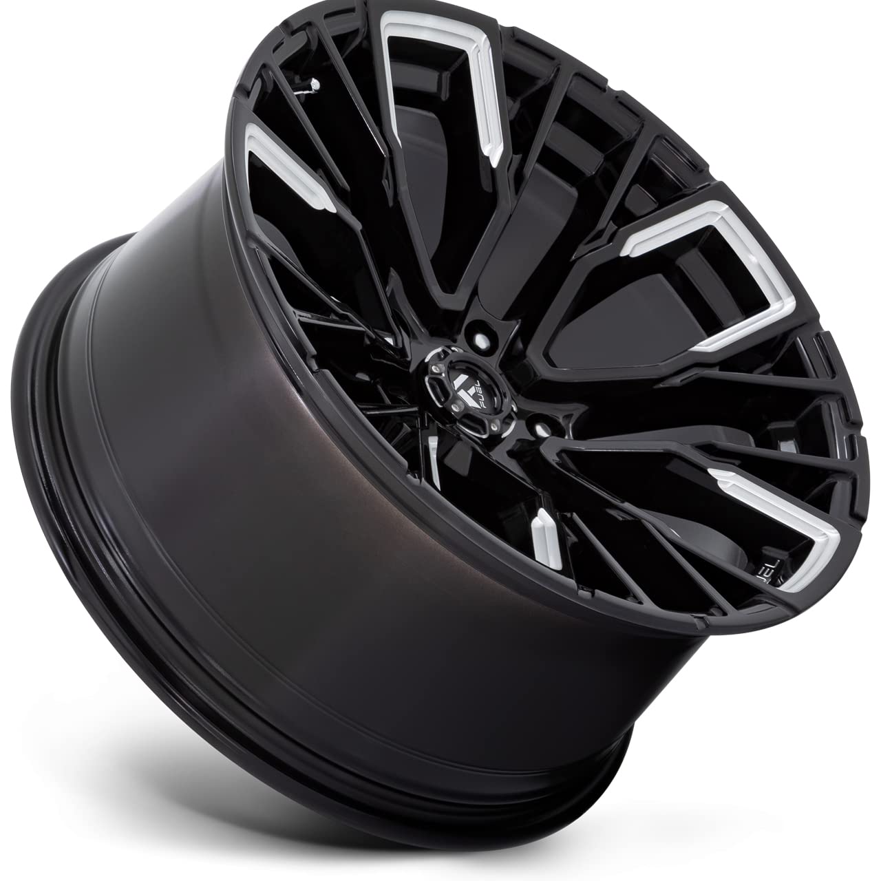 1PC Fuel D849 20X10 5X5.0 G-BLK-MILL -18MM - D84920007547