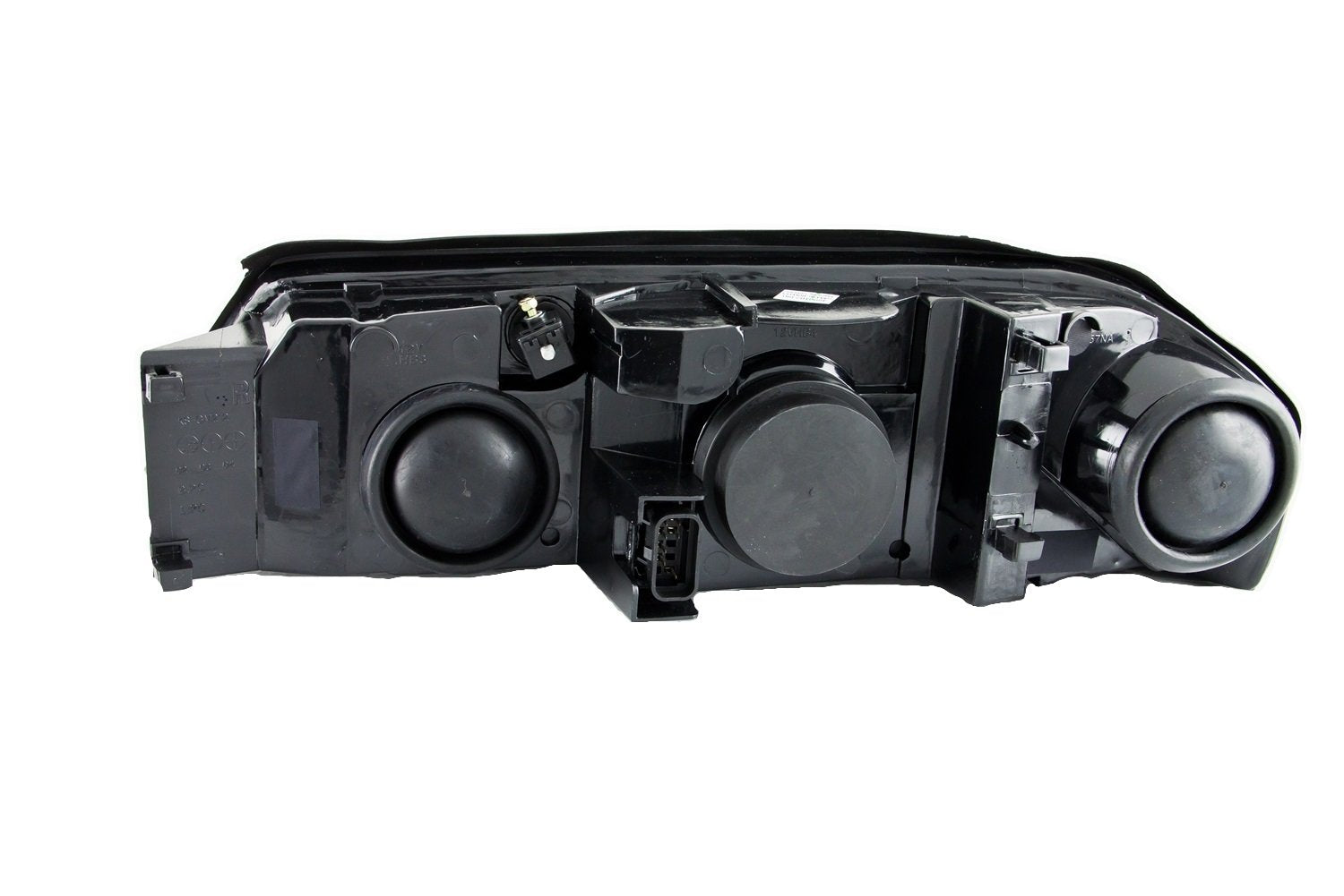 Black Clear ANZO USA Projector Halo Headlight for Chevrolet Impala - (Sold in Pairs)