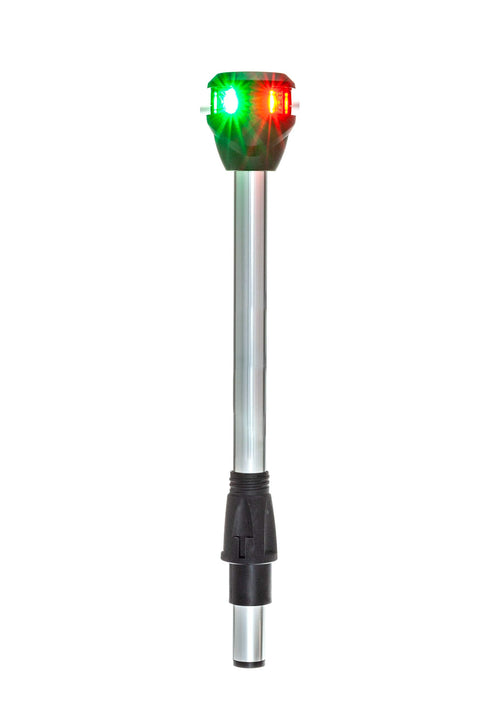 attwood Marine NV6LC2-10-7 Bi-Color LightArmor LED Navigation Pole Light, 10-Inch, Red/Green