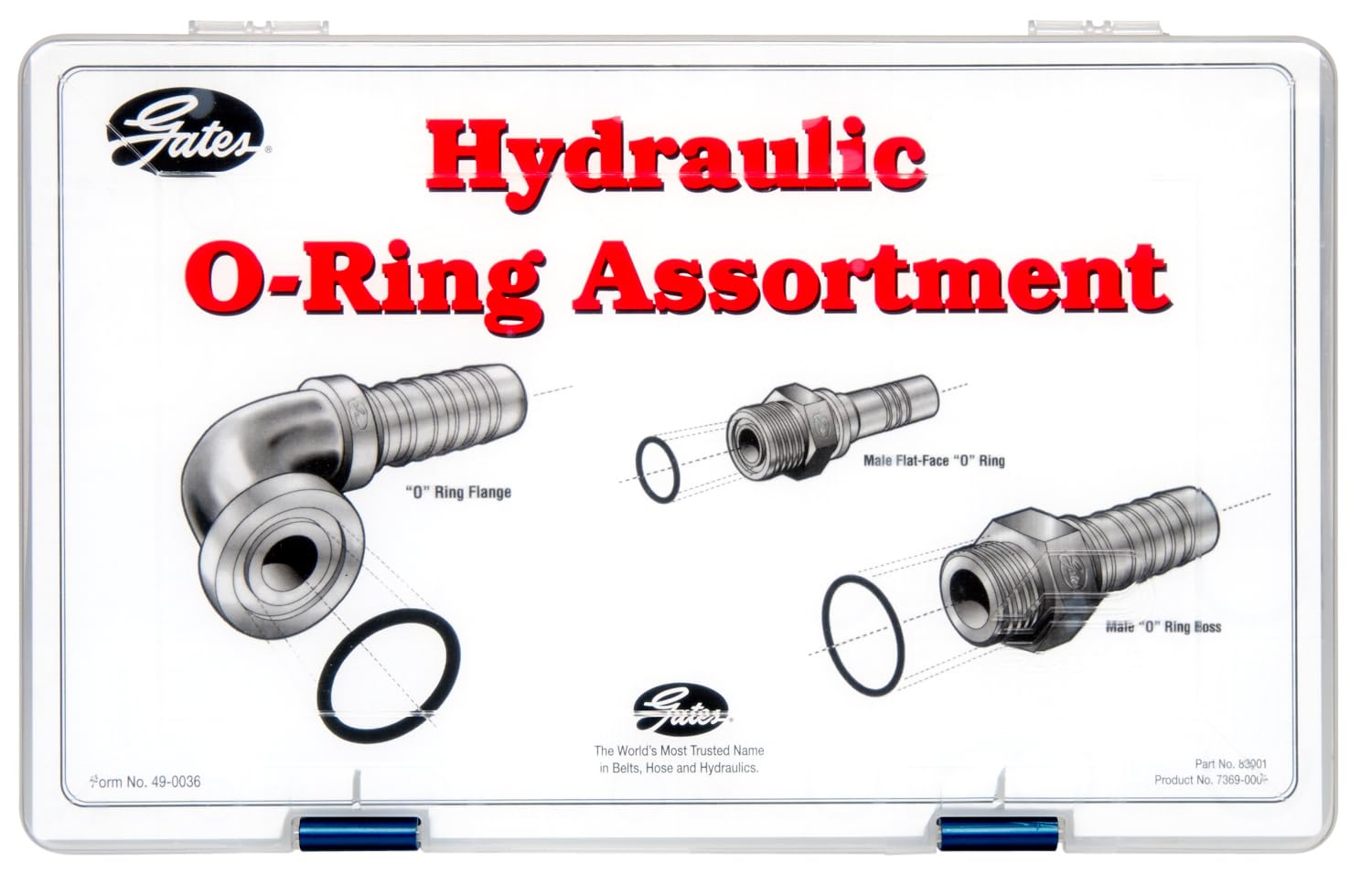 85001 Gates O-Ring Assortment Kit (OR,FLOR,ORFF)