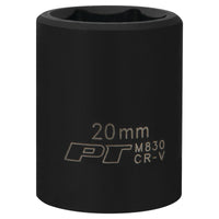 M830 Performance Tool 1/2 Drive 6-Point Impact Socket, 20mm