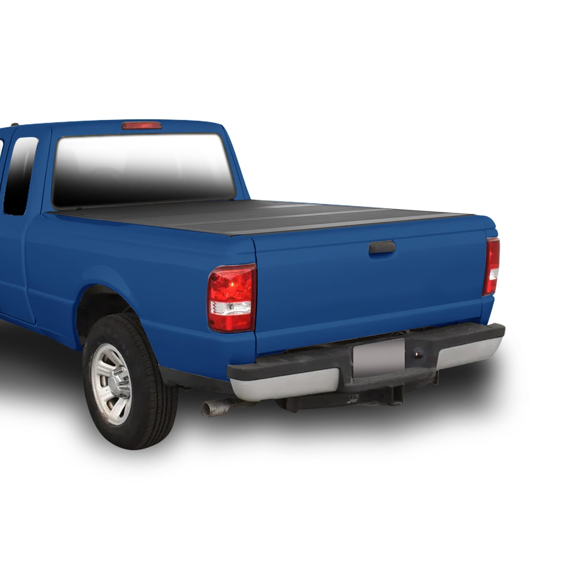 CoveRex TFX Series Armordillo USA Low Profile Hard Tri-Fold Truck Bed Tonneau Cover Fits 1983-2011 Ford Ranger / 1994-2010 Mazda B-Series B2300 / B2500 / B3000 / B4000 6 Ft (72") Bed