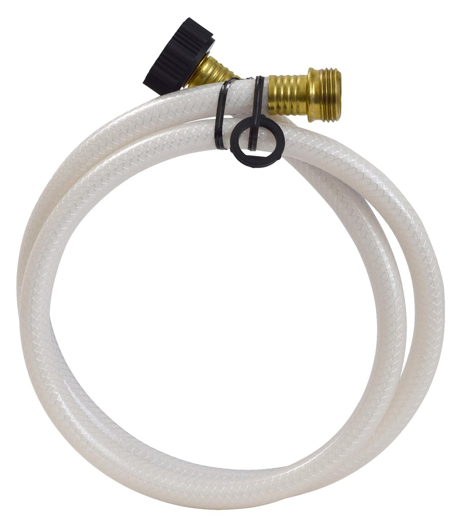 Valterra High Pressure AquaFresh Drinking Water Hose, Water Hose Hookup for RV - 1/2" x 4', White