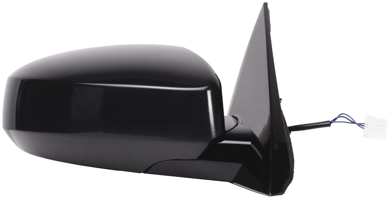 Mirror Passenger Side for Nissan Maxima, Black, Foldaway, Power