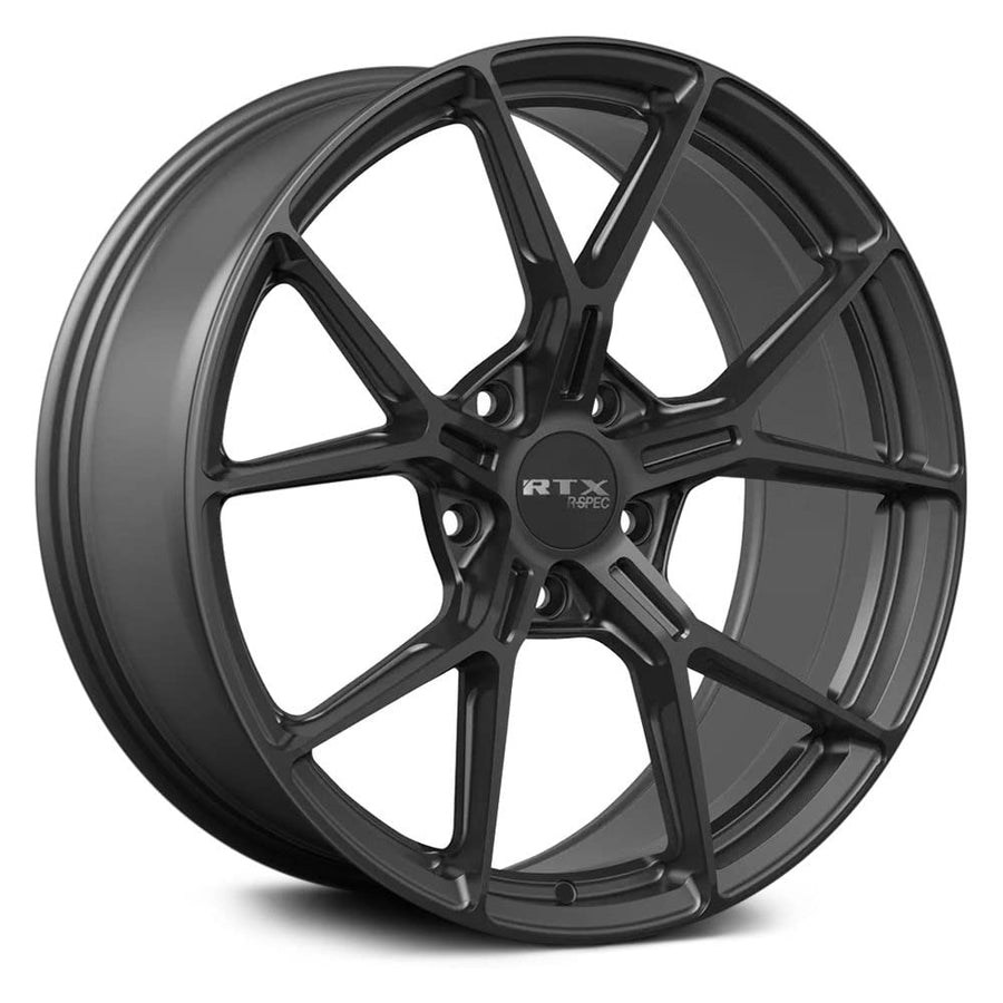 RTX Custom RS01 Wheel - 20x9, 35 Offset, 5x114.3 Bolt Pattern, 67.1mm Hub - Gloss Gunmetal Rim