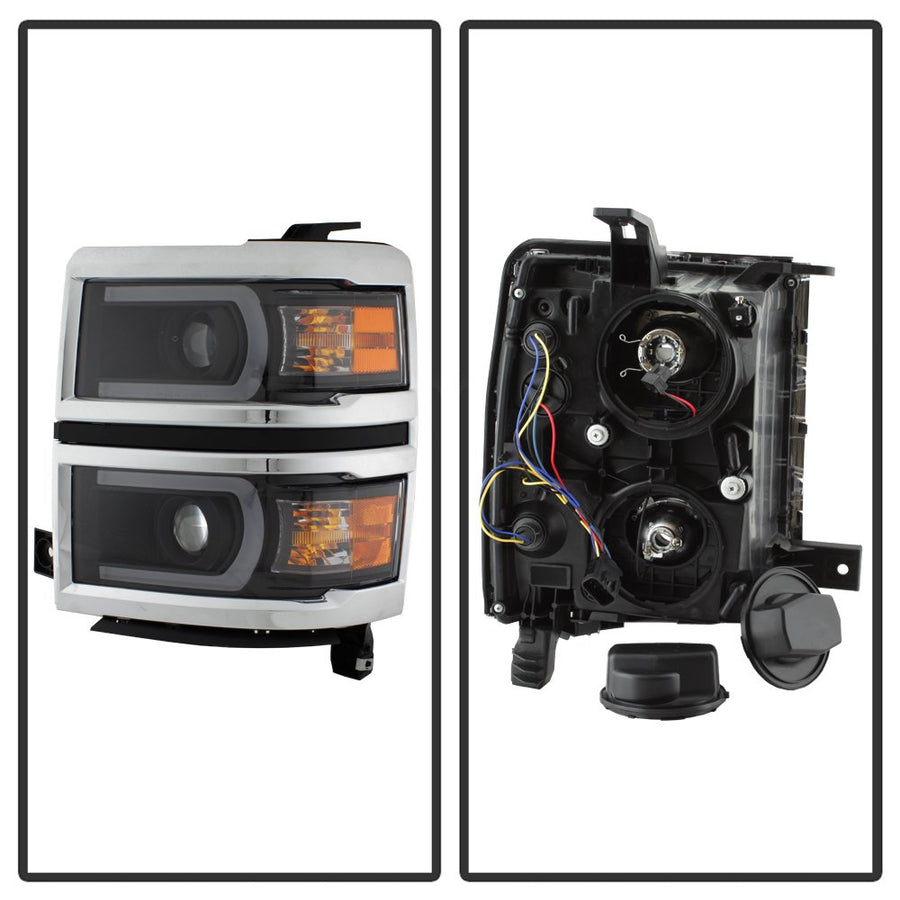 Projector Headlight Xtune PRO-JH-CS14-LBDRL-BK, 1 Pack