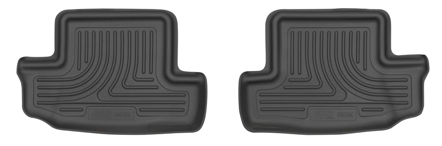 Husky Liners Floor Mats Weatherbeater | Fits 2016-2024 Chevrolet Camaro, Convertible & Coupe | 2nd Row, 1-pc Black - 11411