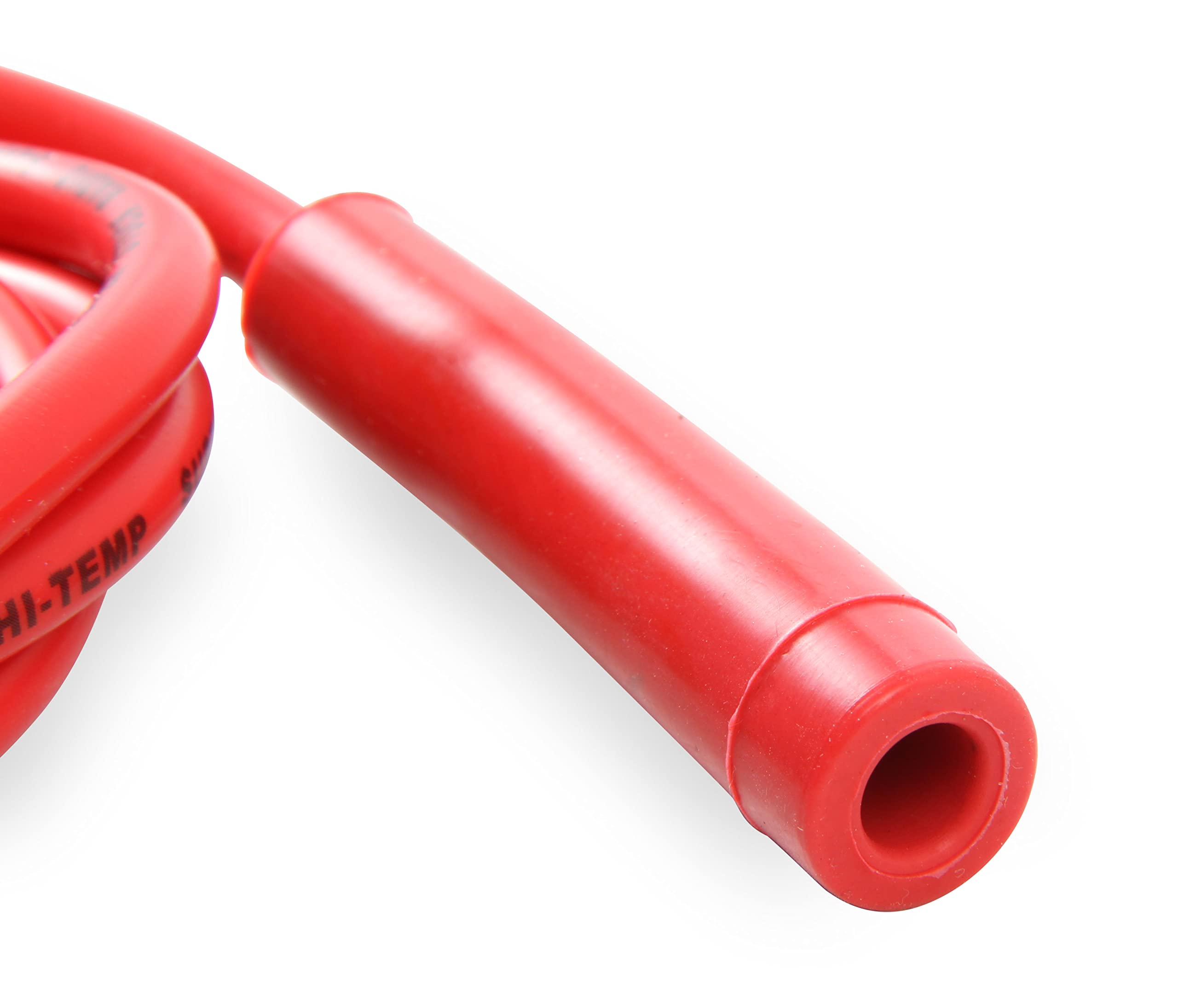 Single Wire ACCEL 170500R Replacement Kit - Straight and 90° Spark plug boots - Universal - Red