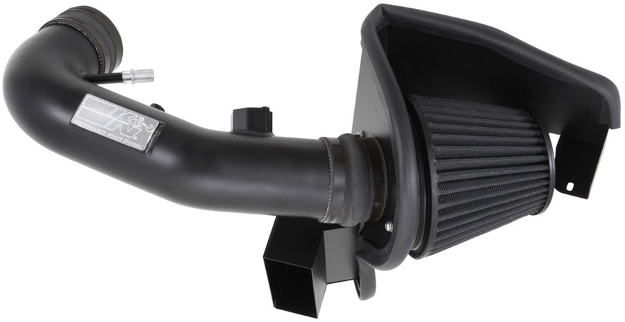 Cold Air Intake System K&N: High-Flow Air-Filter, Increase Performance & Horsepower: Compatible with 2011-2014 FORD Mustang GT, 71-3527