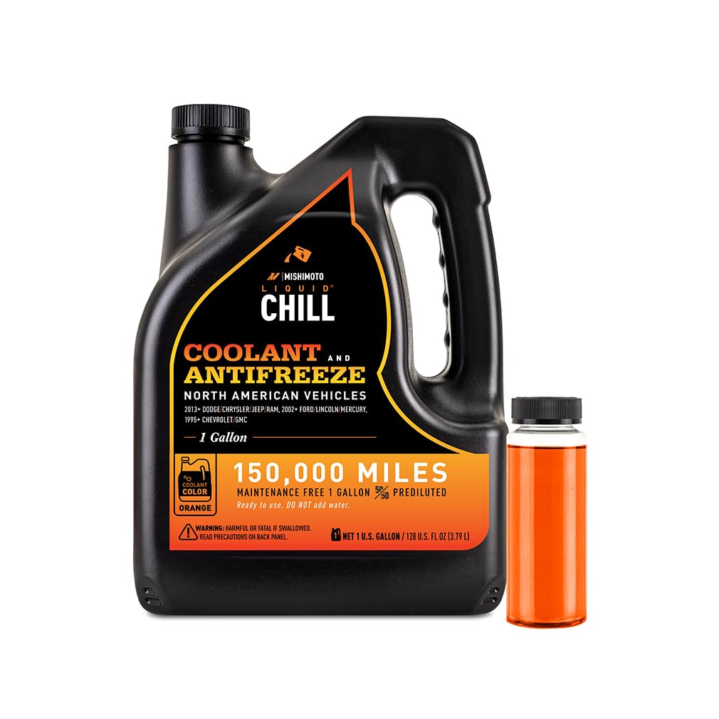 Liquid Chill® Mishimoto OE Coolant, Orange, North American Vehicles, 1 Gallon