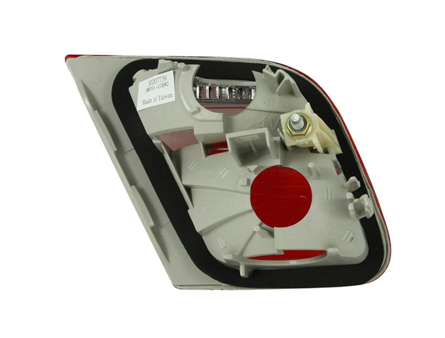 Chrome Euro Tail Light Set ANZO USA -Red/Smoke Lens