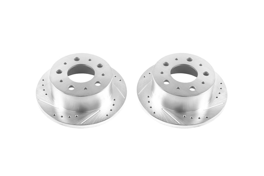 Power Stop Rear AR8394XPR Drilled and Slotted Rotor Pair For Ram ProMaster 1500 2014-2021, Ram ProMaster 2500 2014-2021, Ram ProMaster 3500 2014-2021 [Model Specific]