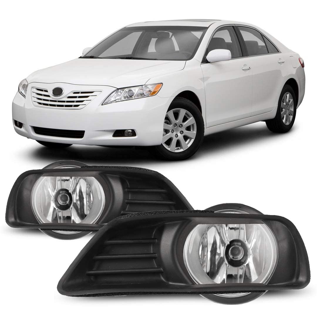 Winjet Driving Fog Lights Compatible with [2007 2008 2009 Toyota Camry] + Switch + Wiring Kit