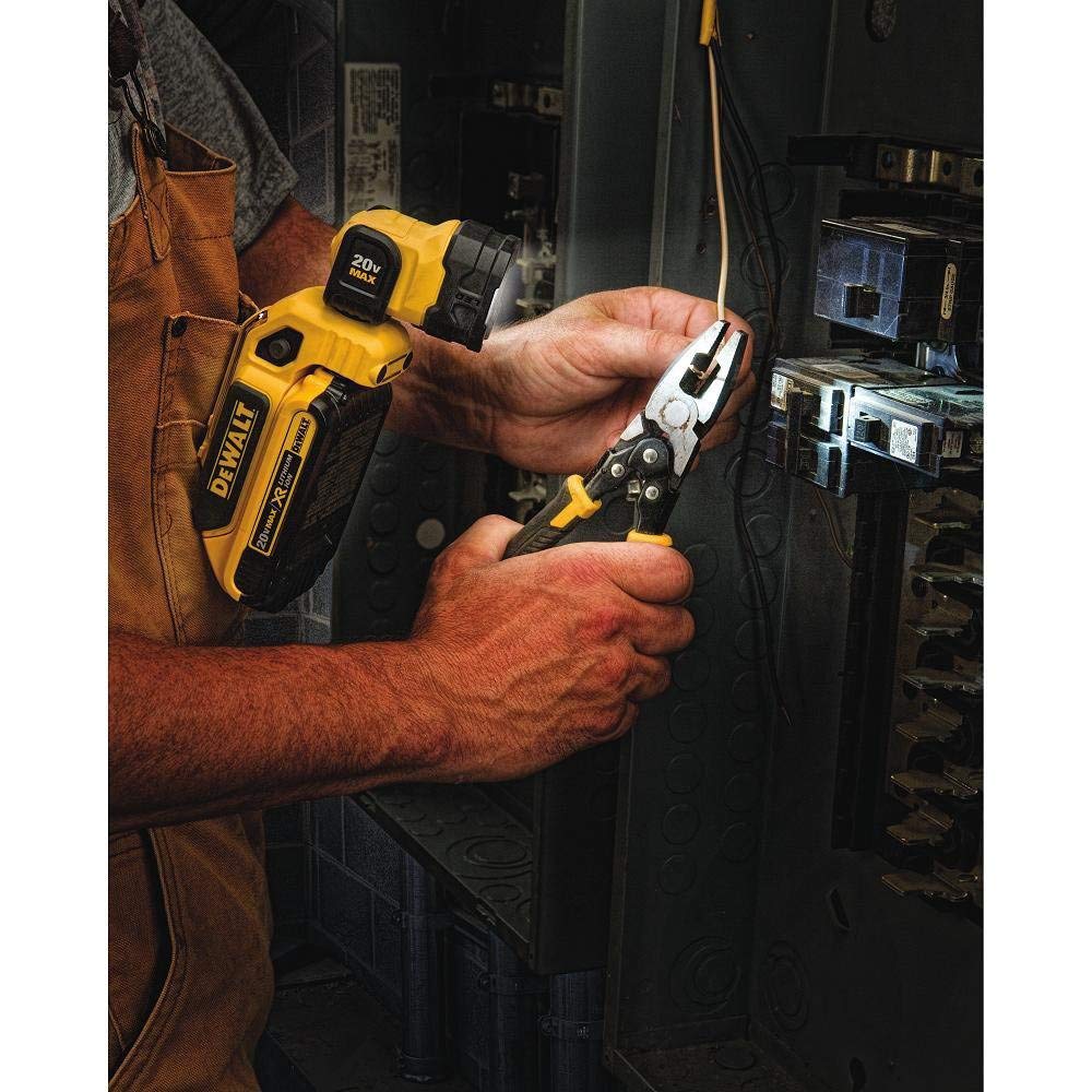 20V MAX DEWALT LED Work Light Rechargeable, LED Flashlight, Magnetic Flashlight, Freestanding and Clip-On Light, 360 degree pivoting Head, Tool Only (DCL044)