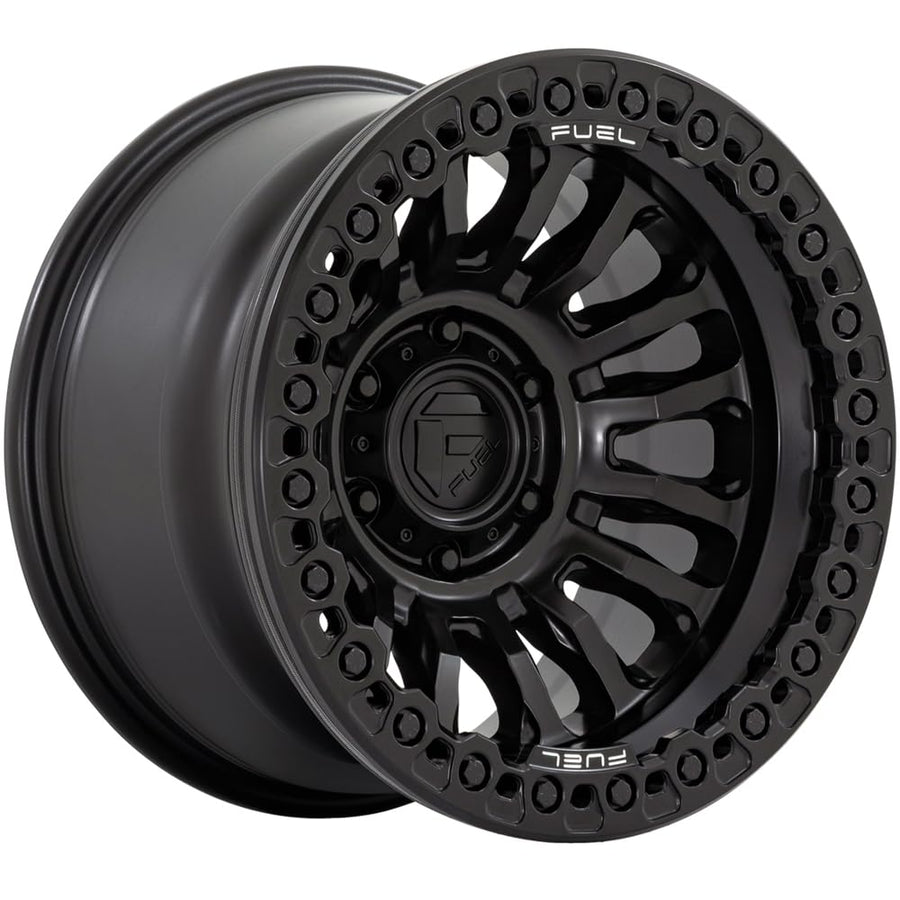 1PC Fuel D125 17X9 6X5.5 BLK-OUT -38MM - FC125MX17906838N