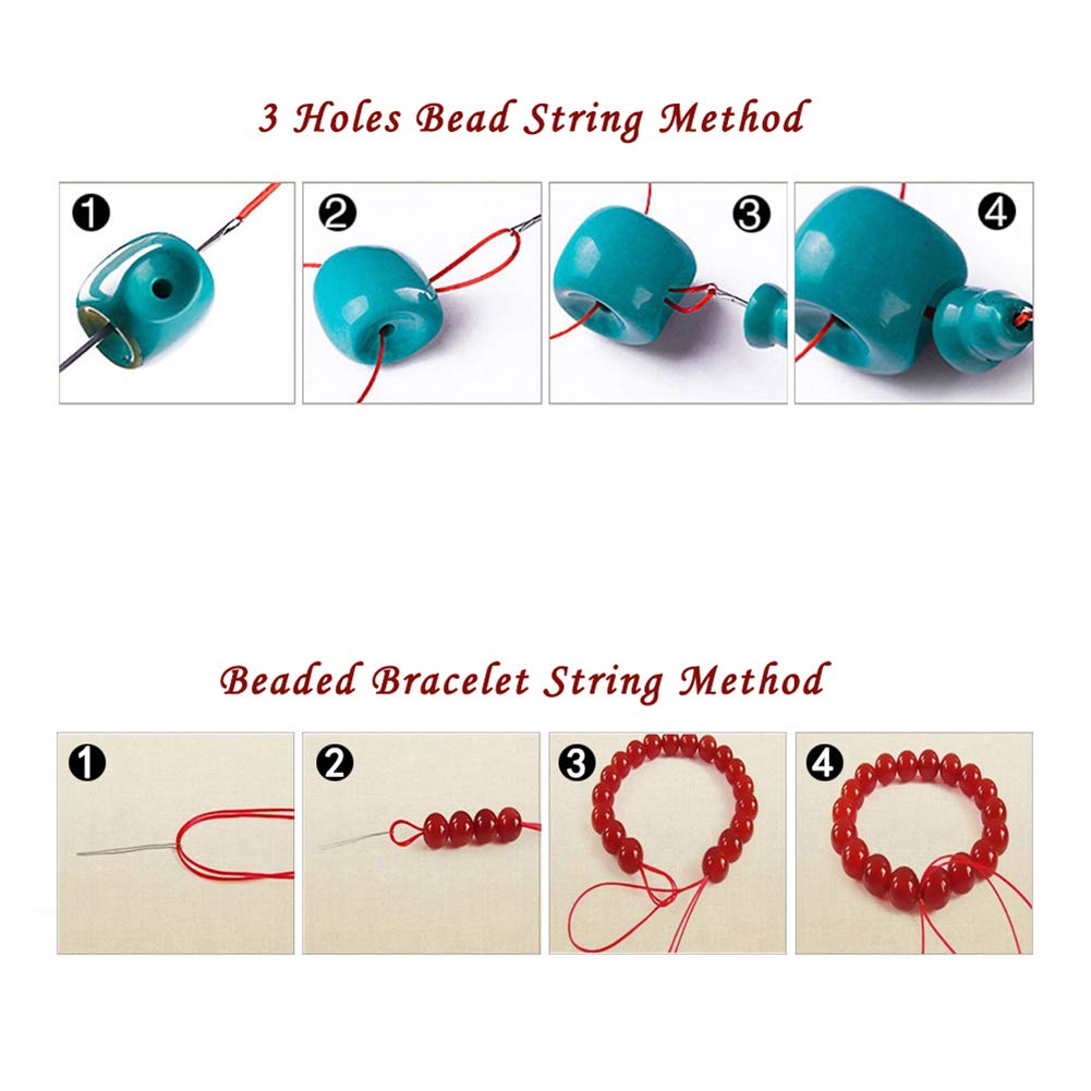 1 Roll JEWELEADER About 280 Yards Flat Waxed Polyester Cord 1mm Leather Sewing Thread Rattail Beading String for Jewelry Making Kumihimo Shamballa Friendship Bracelet Weaving - Camel