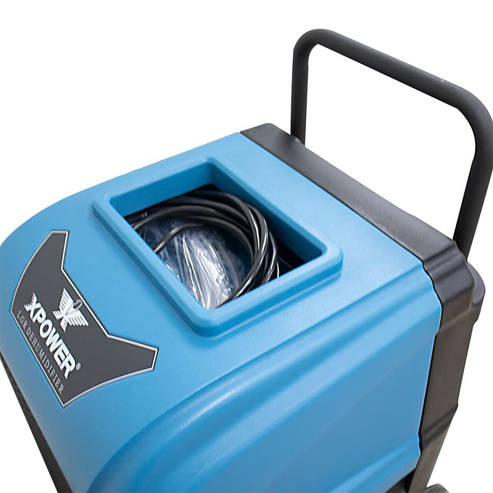 LGR Dehumidifier, XPOWER Commercial Water Removal 165, Volts 115, Amps 10.2, Model# XD-165L