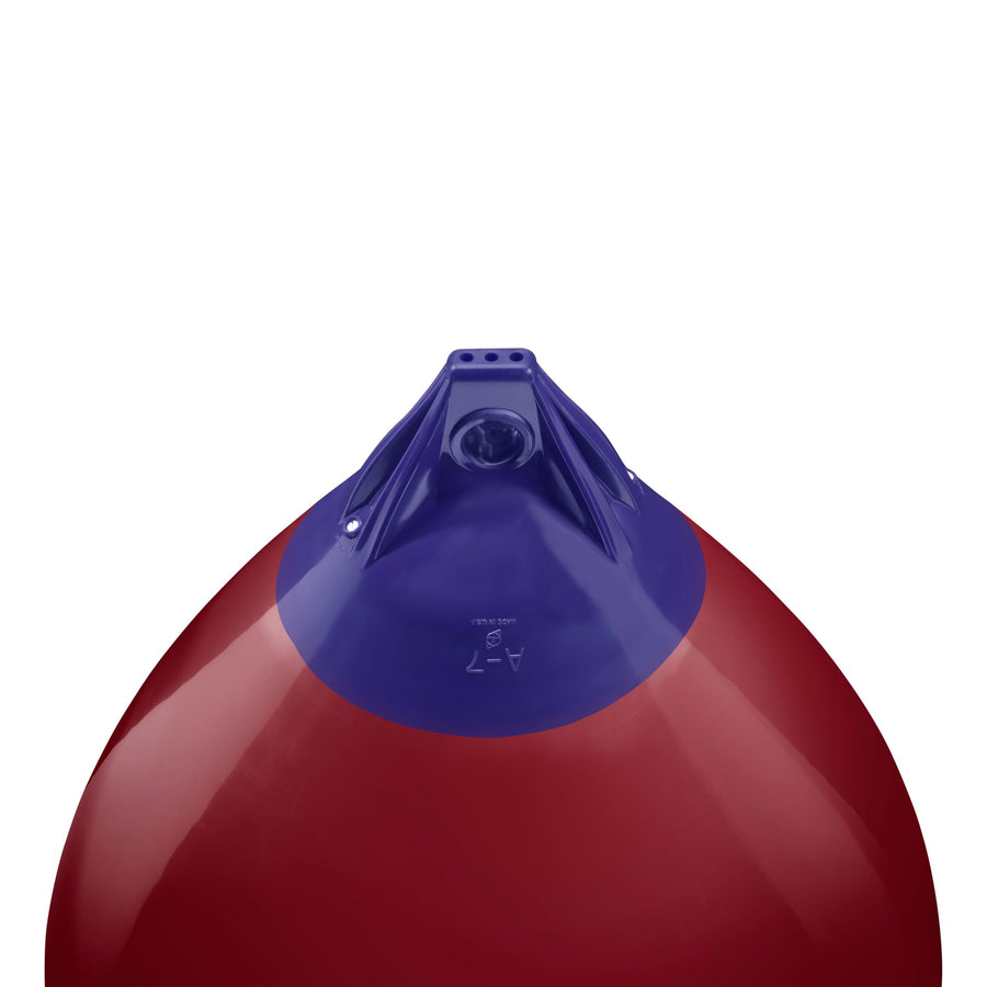 A-7 Standard Blue Ropehold Polyform Buoy - Burgundy
