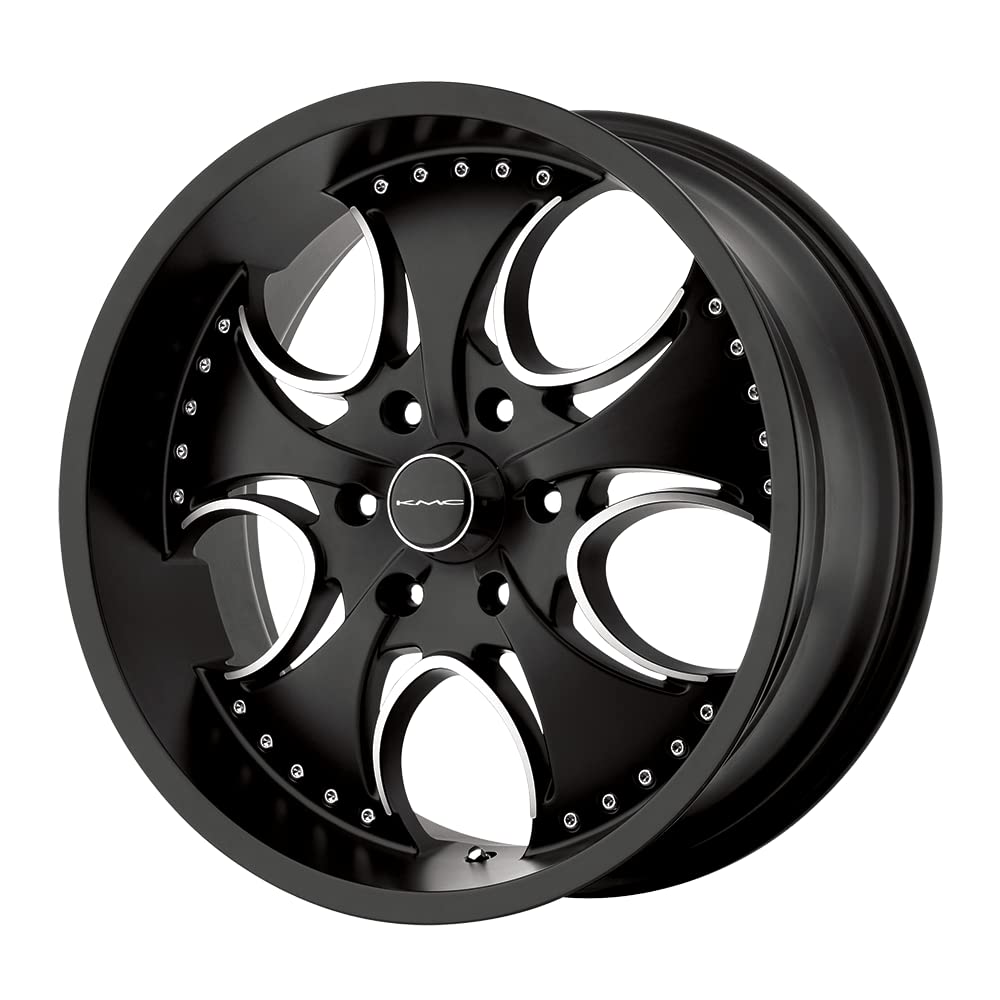 Venom KMX Wheels KM7557 Matte Black Machined Wheel (24x9.5"/5x120.7mm)