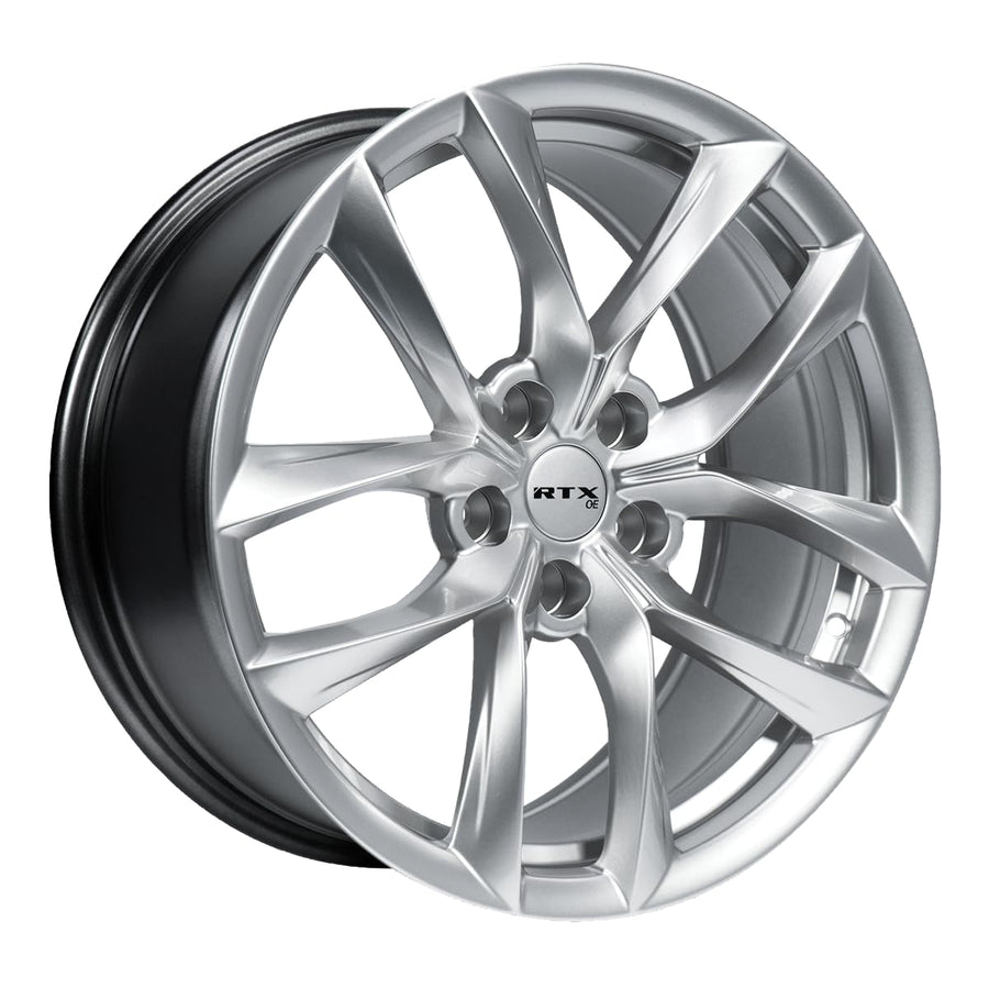 Custom RTX Wheel - 19x8.5, 35 Offset, 5x114.3 Bolt Pattern, 64.1mm Hub - Hyper Silver Rim