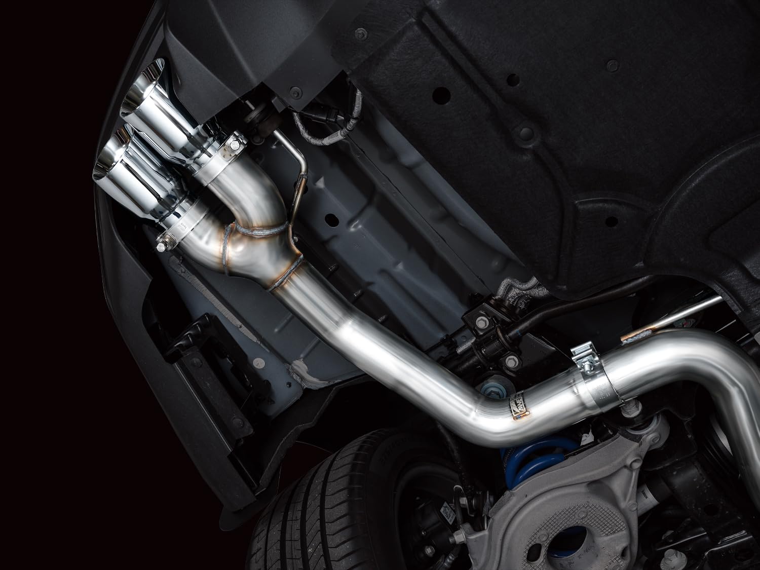 Quad Tip AWE GT Exhaust Suite for S650 Ford Mustang