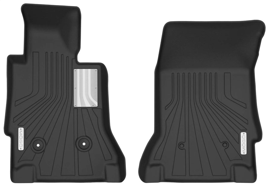Husky Liners Front MOGO | Floor Liners - Black | 70001 | Fits 2014-2019 Chevrolet Corvette Convertible/Coupe 2 Pcs