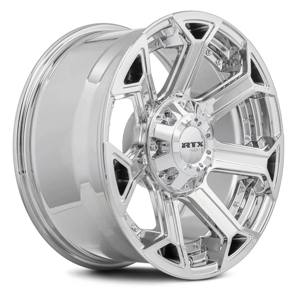 Peak RTX Custom Wheel - 18x9, 0 Offset, 6x139.7 Bolt Pattern, 87.1mm Hub - Chrome Rim