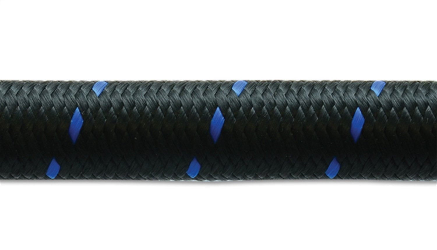 Nylon Braided Flex Hose Vibrant Performance 11990B (5ft Roll of Black Blue ; AN Size: -10; Hose ID 0.58")