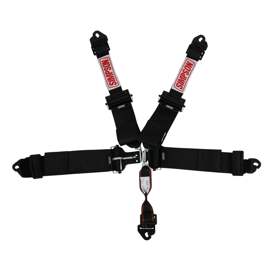 132LD5WC Simpson Racing Latch & Link Harness 3" Double Pull down 3-2 Shoulder SFI 16.1