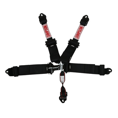 132LD5WC Simpson Racing Latch & Link Harness 3" Double Pull down 3-2 Shoulder SFI 16.1