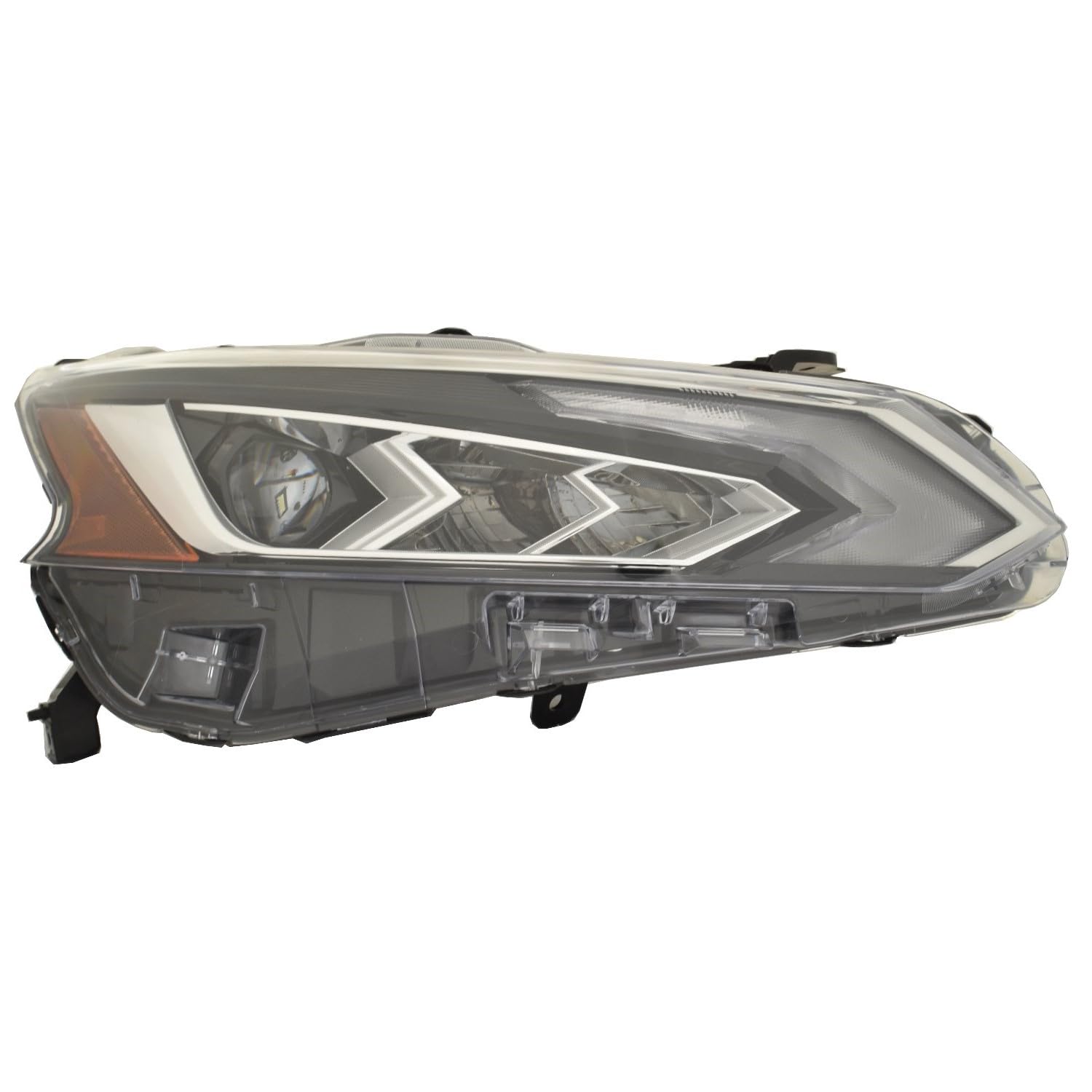 Nissan Altima 19-21 ACK Automotive Headlight LED with AUTO Leveling 2 RH Passenger Side CAPA Replaces OEM: 26010-6CA6A Partslink: NI2503281C